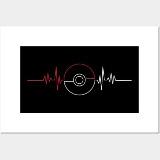 Electrocardiogram monster ball Posters and Art